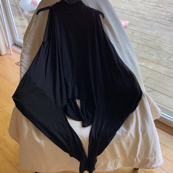 Lost and Found Italian Linen Draped Cardigan New - Picture 2 of 7